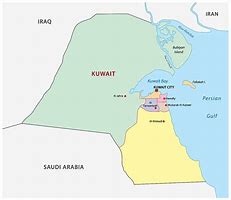 Image result for Kuwait Capital Map