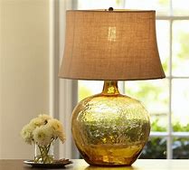 Image result for Amber Glass Lamp Base