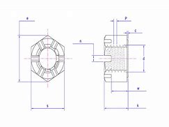 Image result for Castle Nut Size M42