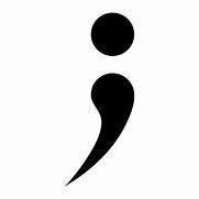 Image result for Semicolon Clip Art