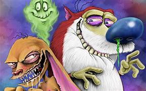 Image result for Ren and Stimpy Anti-Cosmo