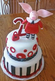 Image result for Olivia the Pig Cake Topper