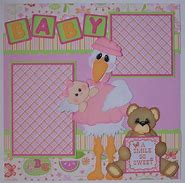 Image result for Free Baby Girl Scrapbook Paper