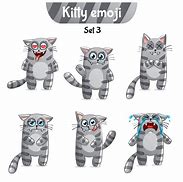 Image result for Tabby Gray Cat Emoji