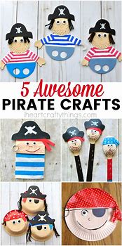 Image result for Pirate Crafts for Toddlers