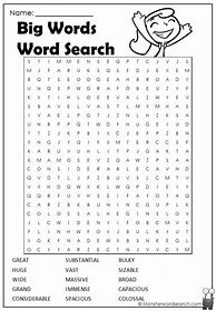 Image result for Big Word Search