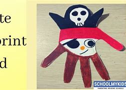 Image result for Pirate Handprint Craft