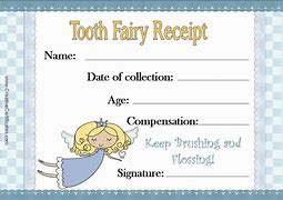 Image result for Tooth Fairy Cards Printable