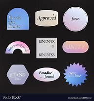 Image result for Aesthetic Blue and White Stickers Word