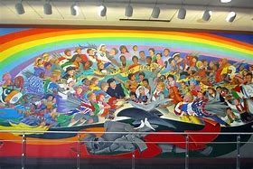 Image result for Wall Murals in Denver Airport