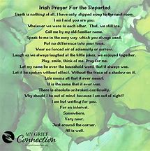 Image result for An Irish Blessing for Grief