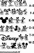 Image result for Mickey Mouse Head Font