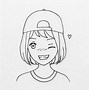 Image result for Sketch Art Easy Girl