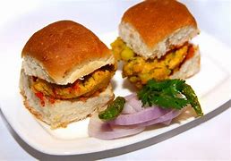 Image result for Vada Pav Top View