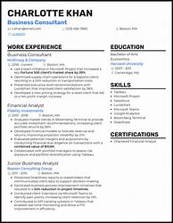 Image result for consulting resume