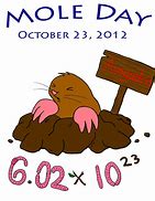 Image result for Mole Day Clip Art