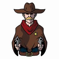 Image result for Cowboy Gun Art