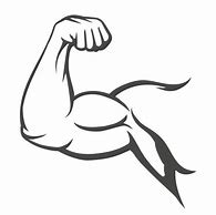 Image result for Flexed Bicep Clip Art