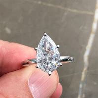 Image result for 14K Gold Pear-Shaped Engagement Ring