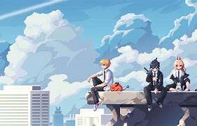 Image result for Chainsaw Man Pixel Art