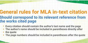 Image result for MLA Citation Formula