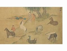 Image result for Five Horses Chinese Painting