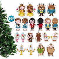 Image result for Beauty and the Beast Christmas Tree