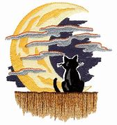 Image result for Moon Cat Stcker