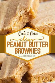 Image result for Chewy Peanut Butter Brownie Recipe