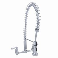 Image result for wall mount kitchen sink faucets with sprayer