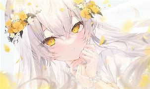 Image result for Anime Girl Yellow Eyes