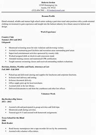 Image result for High School Senior Resume