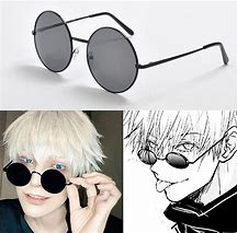 Image result for Gojo Satoru Anime Glasses