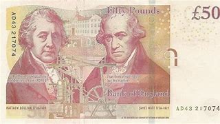 Image result for 50 Pounds UK