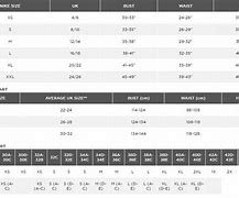 Image result for Nike Clothing Size Chart