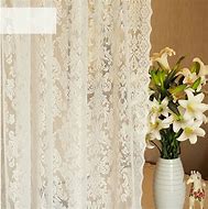 Image result for Lace Curtains Living Room