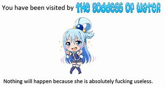 Image result for Aqua Anime Memes