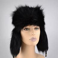 Image result for Black Fox Fur Hat