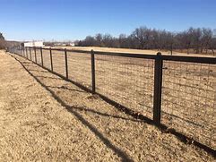 Image result for Hog Wire Wood Fence