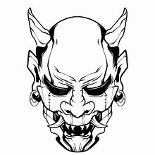 Image result for oni mask tattoo