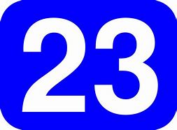 Image result for Number 23 Sign