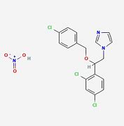 Image result for Econazole Nitrate Structure