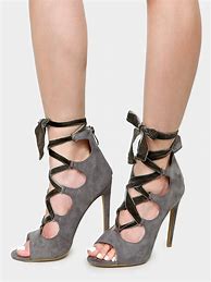 Image result for Ribbon Lace Up Heels