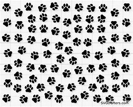 Image result for Paw Print SVG