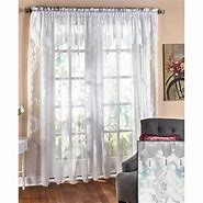 Image result for Lace Window Curtains with Attached Valance