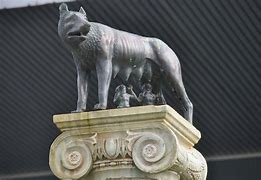 Image result for Full Size Wolf Statue