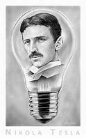 Image result for Nikola Tesla Caricatura