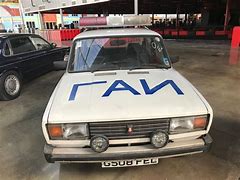 Image result for Lada Police Car