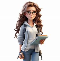 Image result for Ai Cartoon Girl