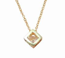 Image result for Gold Cube Eye Necklace